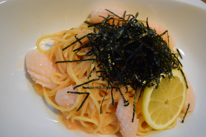 口なじみのいい和風！イカと明太子の和風パスタ