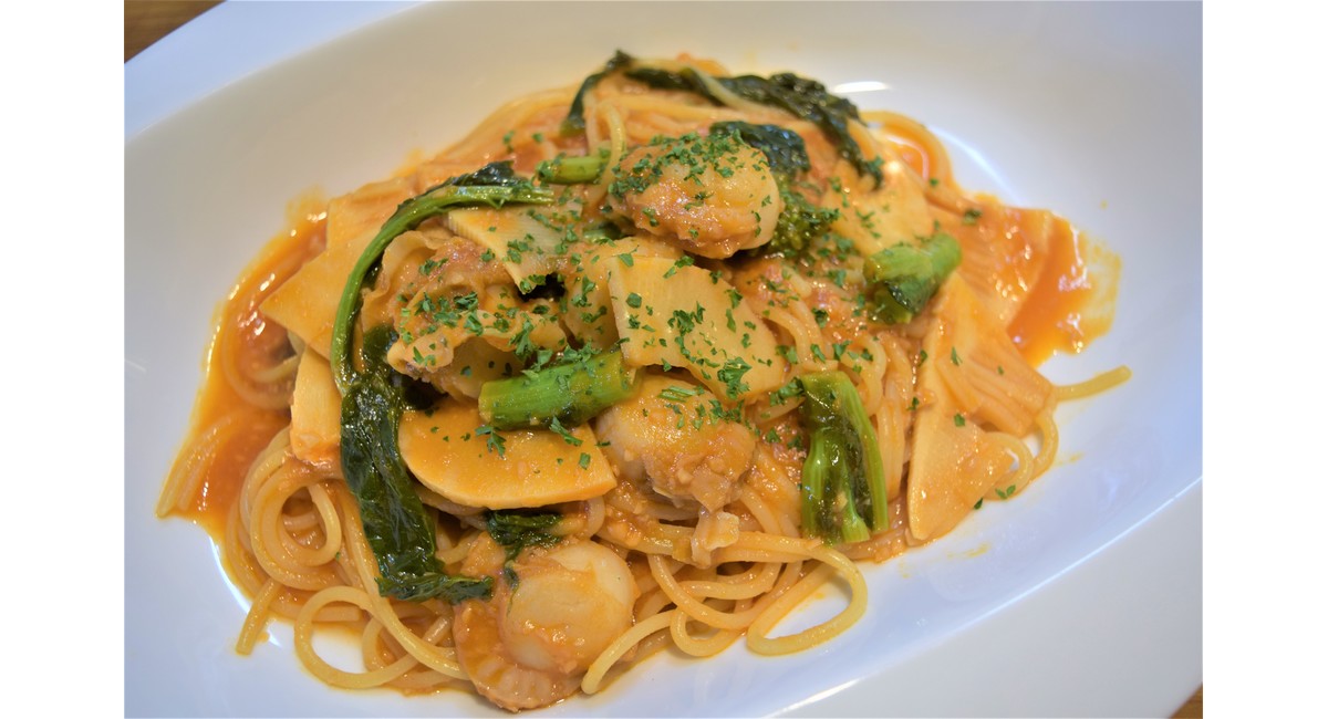 あさりと季節の野菜のポモドーロ