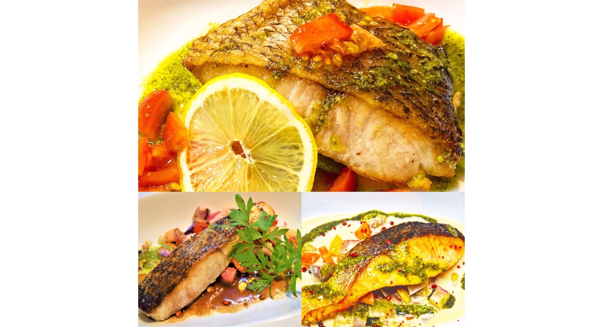 ランチのお魚料理