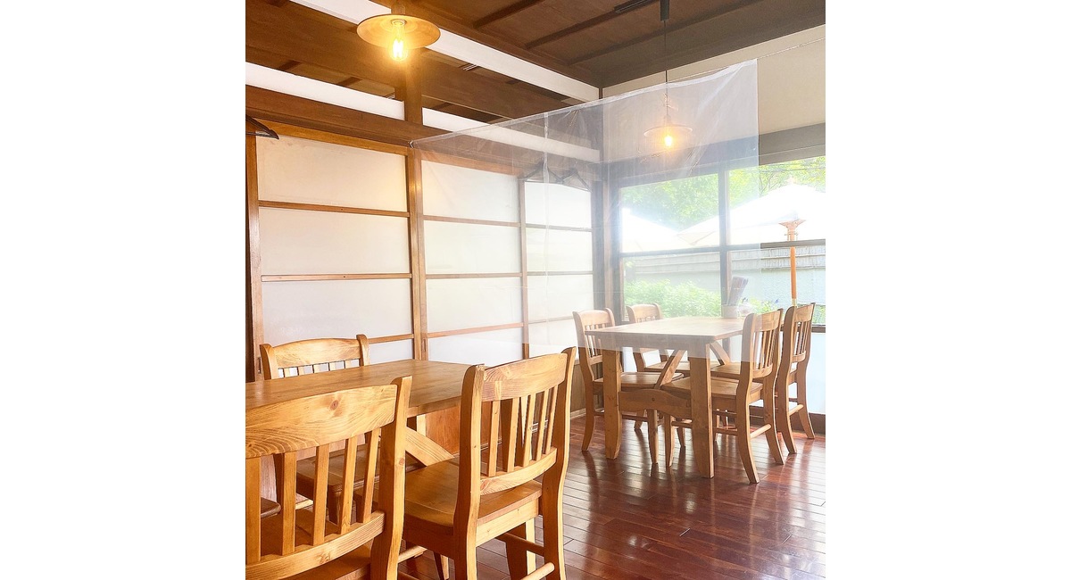 コロナ飛散防止対策中