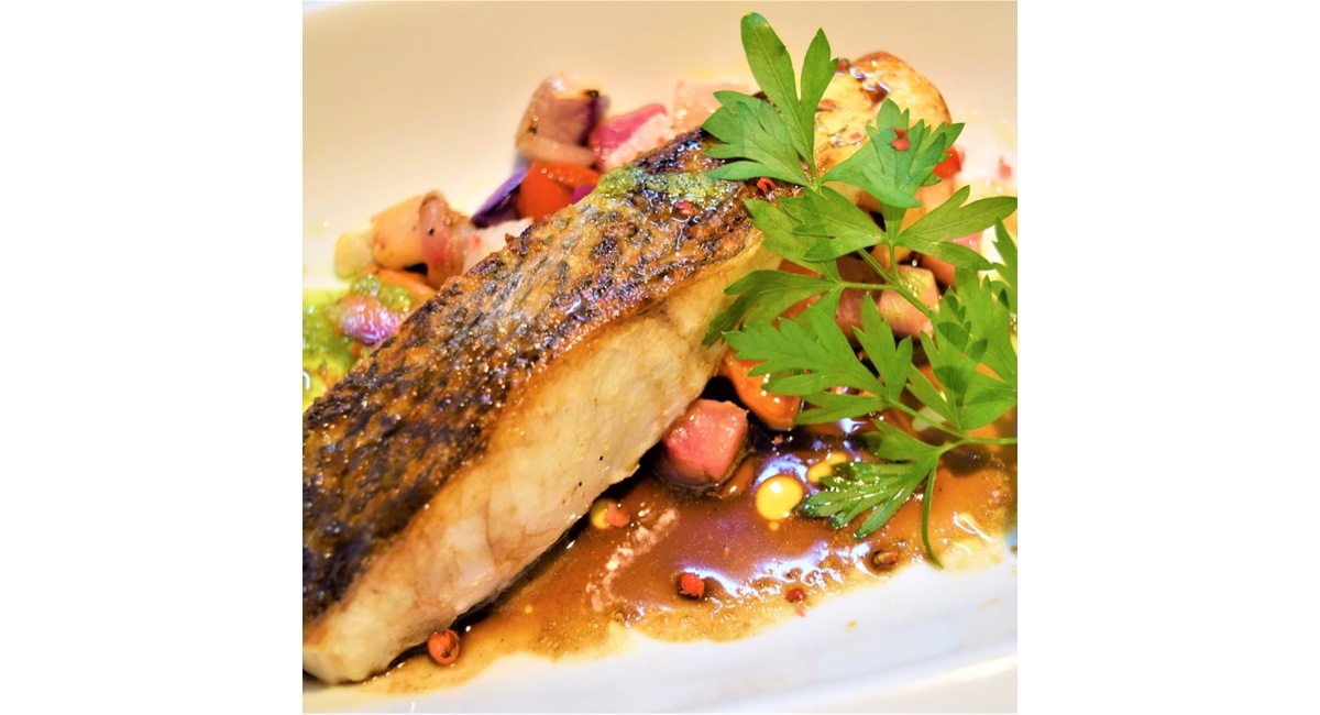 スズキのポワレ