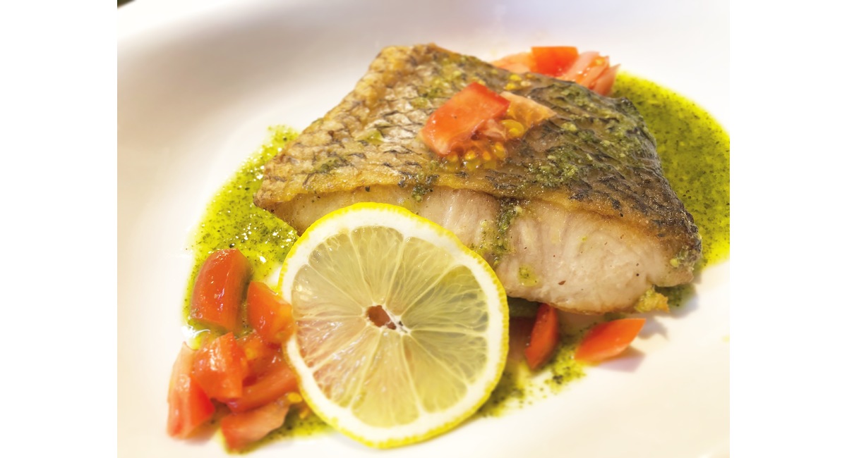 スズキのポワレ