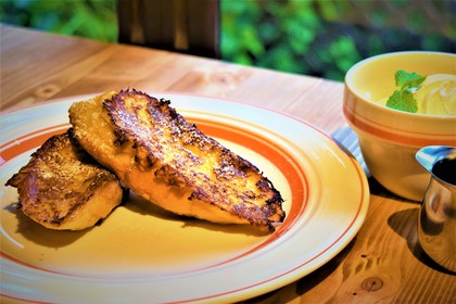 アーモンドミルクで作ったフレンチトースト