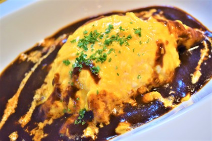 とろーりチーズのオムバーグ