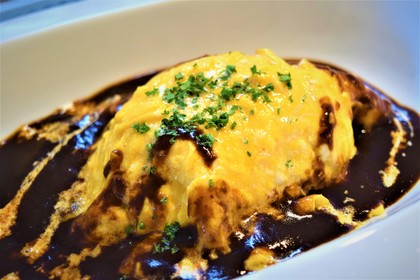 とろ～りチーズのオムバーグ